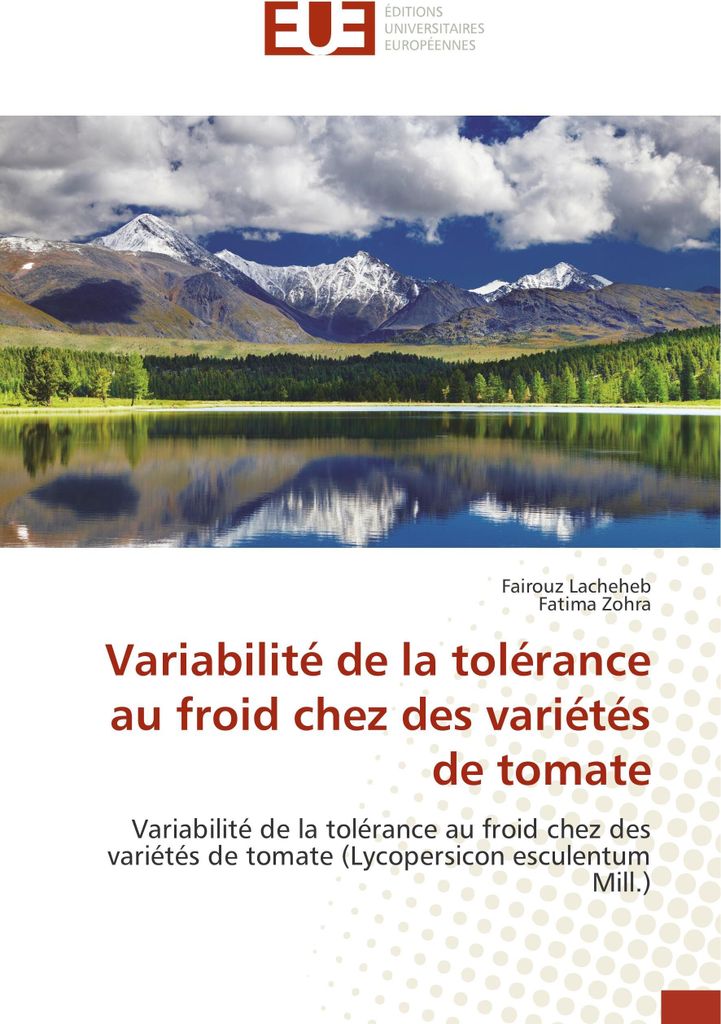 Variabilité de la tolérance au froid chez des variétés de tomate