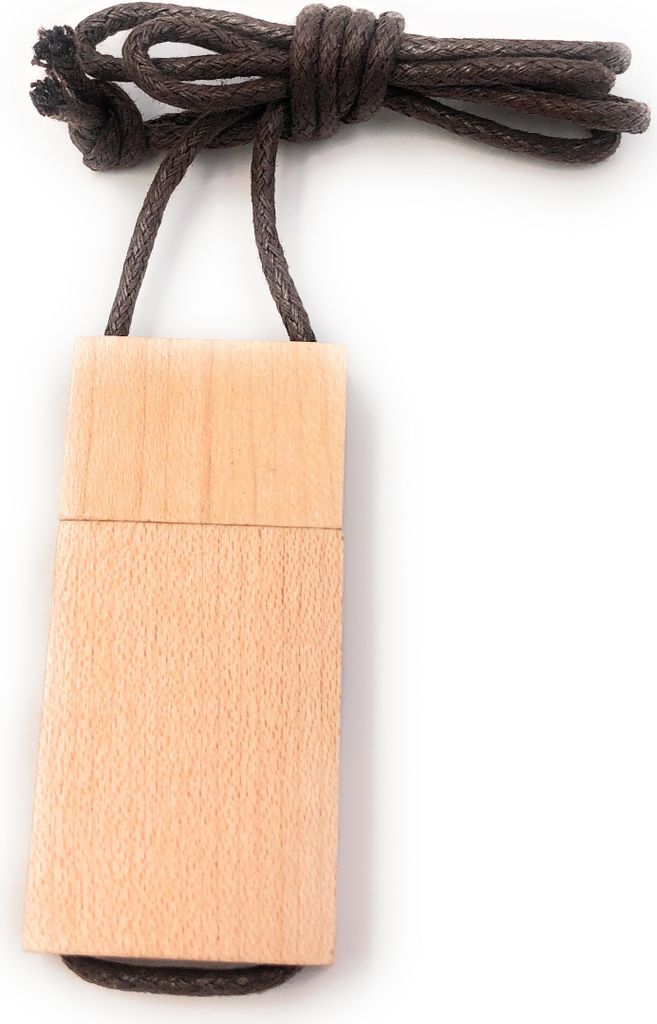 Onwomania Holz Kette aus echtem Holz Funny USB Stick 32 GB USB 2.0