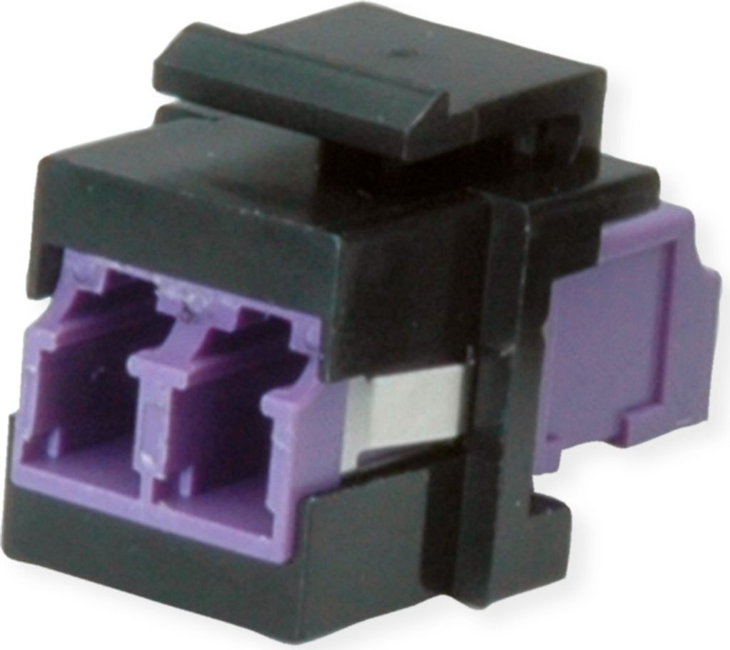 ROLINE Fiber Optic Keystone Jack, LC/LC Duplex, Multimode, Zdjęcie produktu 