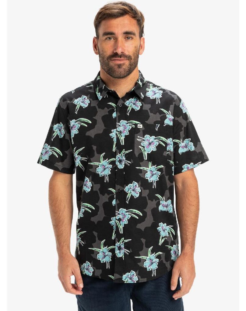 Quiksilver Hemd Apero Classic BLACK BACKYARDS, Größe M