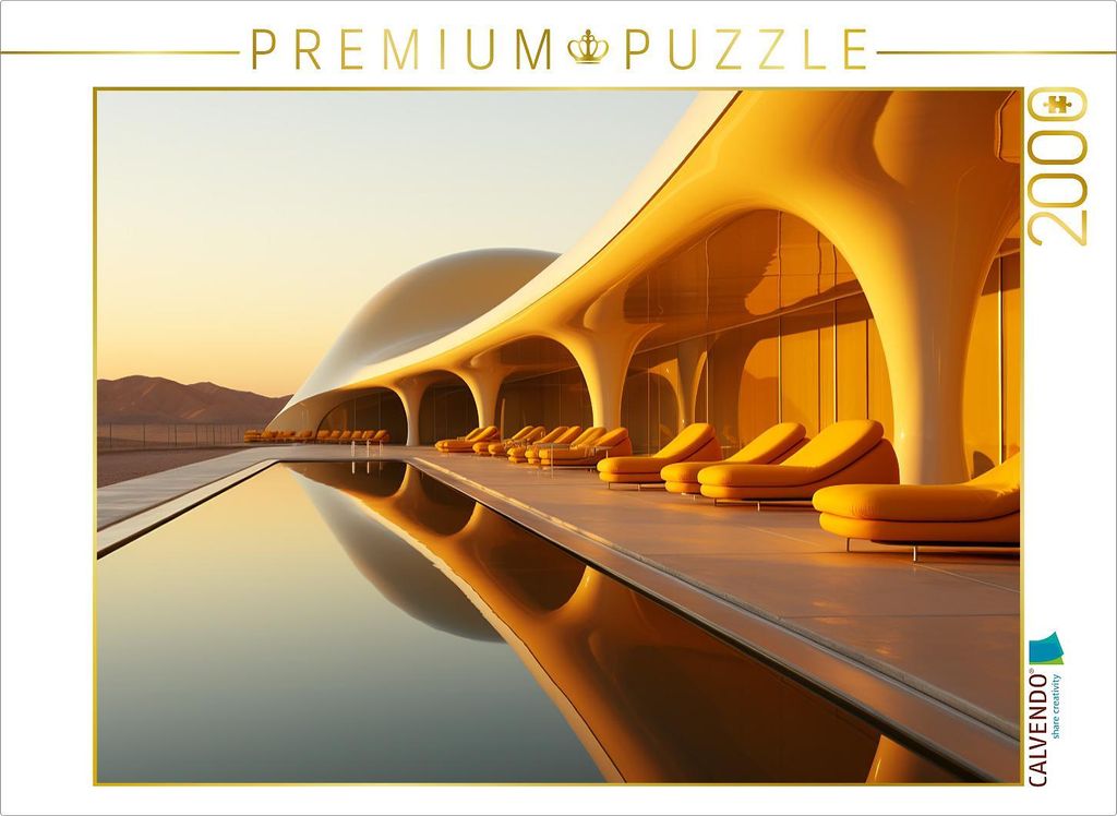 CALVENDO Puzzle Sommergelb | 2000 Teile Lege-Größe 90x67cm Produktbild 
