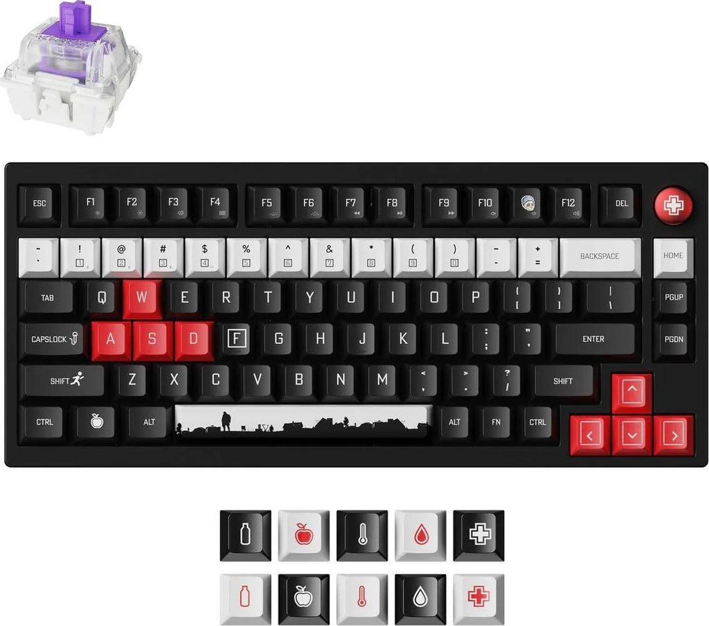 Keychron Kabellose Tastatur Magnetische Schalter DayZ Produktbild 