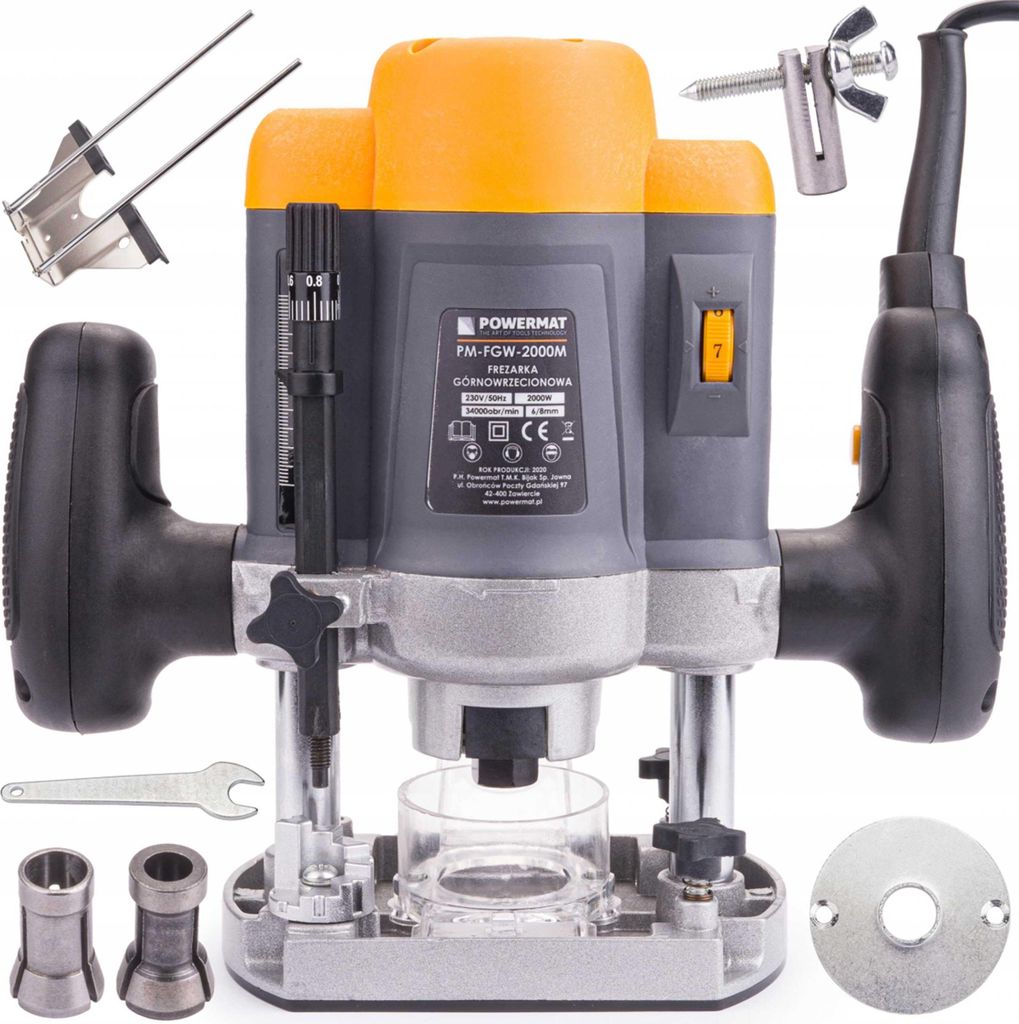 POWERMAT PM-FGW-2000M Obere Fräsmaschine 2000W Produktbild 