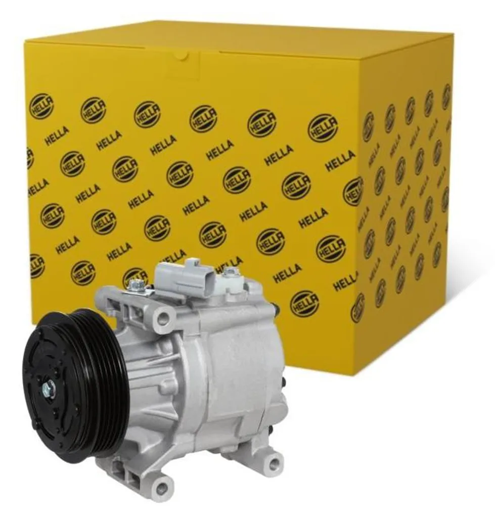 Compresseur de climatisation HELLA 12V Ø 100 pour ABARTH 500 et 595 - 6