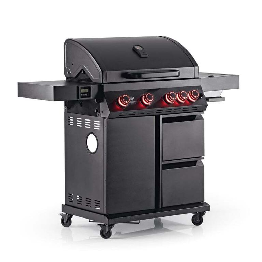ALDI EXKLUSIV - LANDMANN Gasgrill COOL BLACK 4.1 maxX, Produktbild 