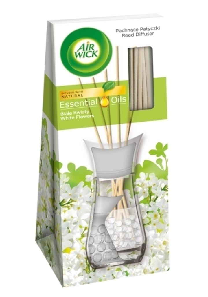 Air Wick - Set di diffusori di profumo per fiori bianchi e Immagine del prodotto 