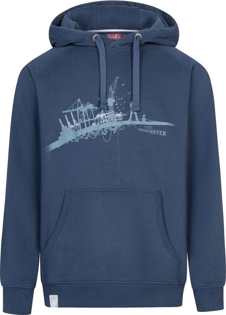 DERBE HAMBURG M-06-HD-HAFENSCHIFFER Herren Kapuzenpullover