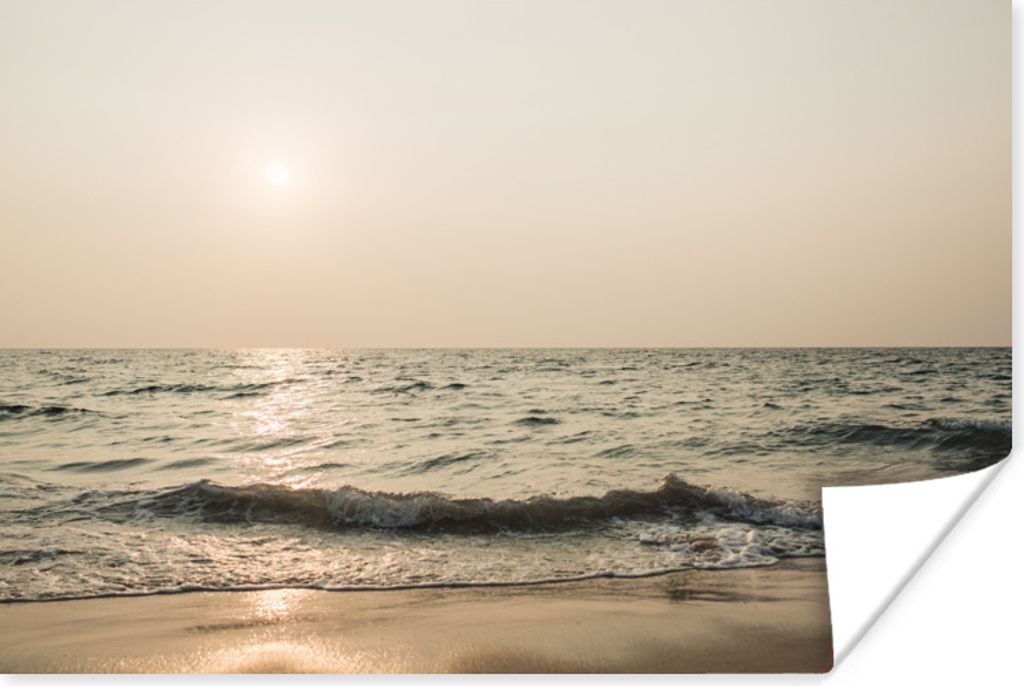 MuchoWow Poster Sand - Meer - Strand 180x120 cm - Fotoplakat
