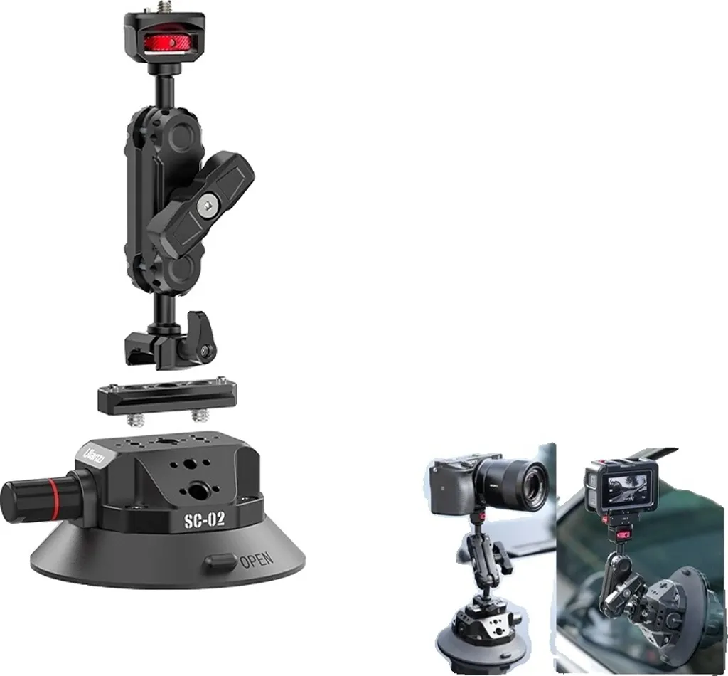 Ventouse de fixation vidéo Ulanzi 3kg pour caméra et support voiture