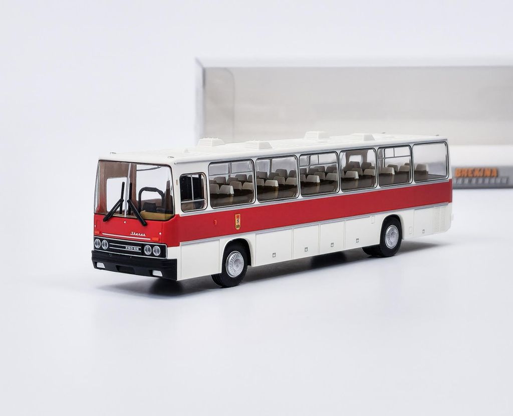 Ikarus 250 (1984) BVB – weiß/rot Brekina 1:87 Produktbild 