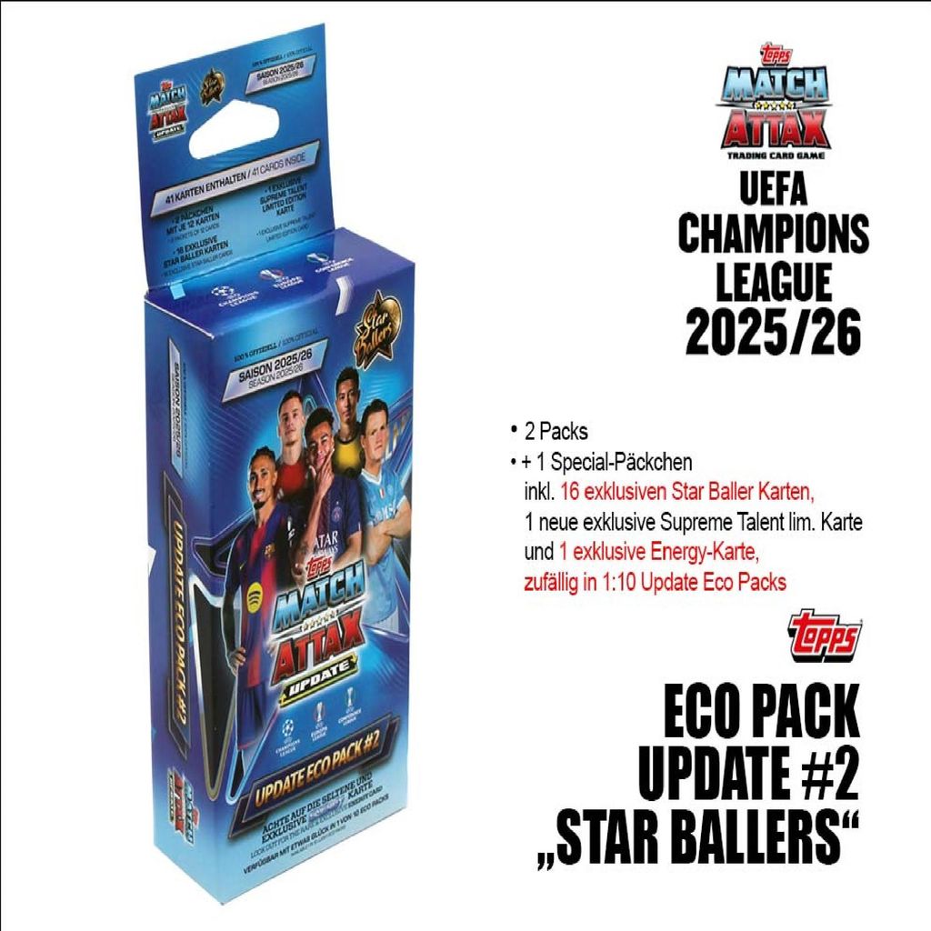 Topps UEFA Champions League Match Attax Trading Cards Obrázek produktu 