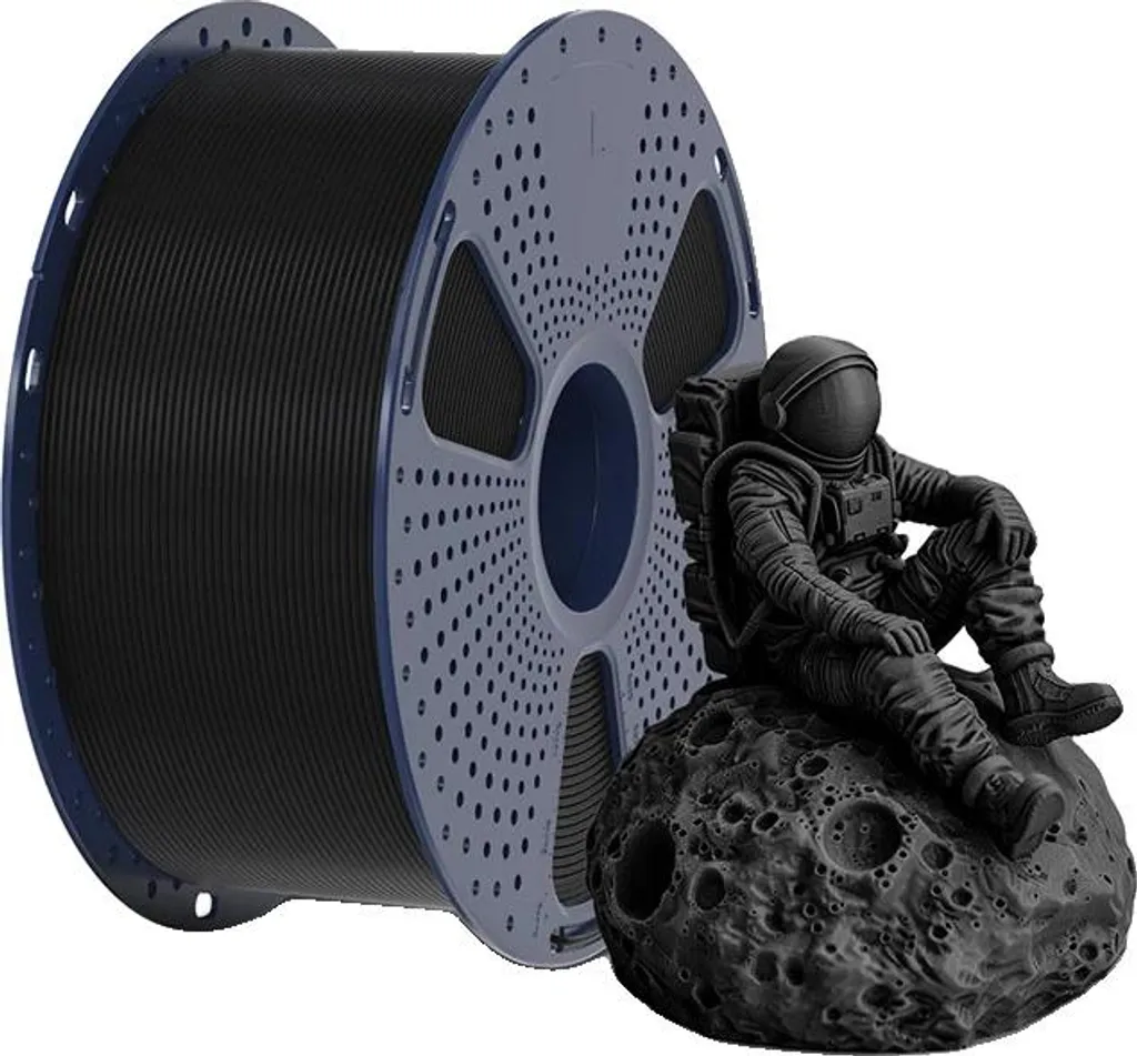 Filamento 3D PLA Nero 1.75mm - Bobina Ordinata PETG Professionale