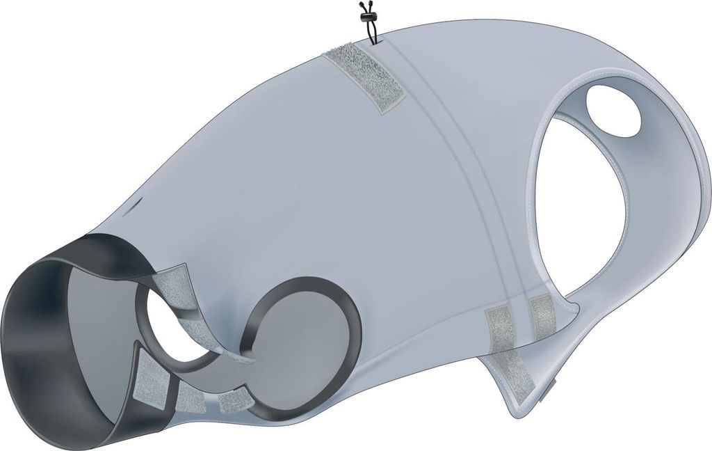 TRIXIE OP-Body für Hunde - grau