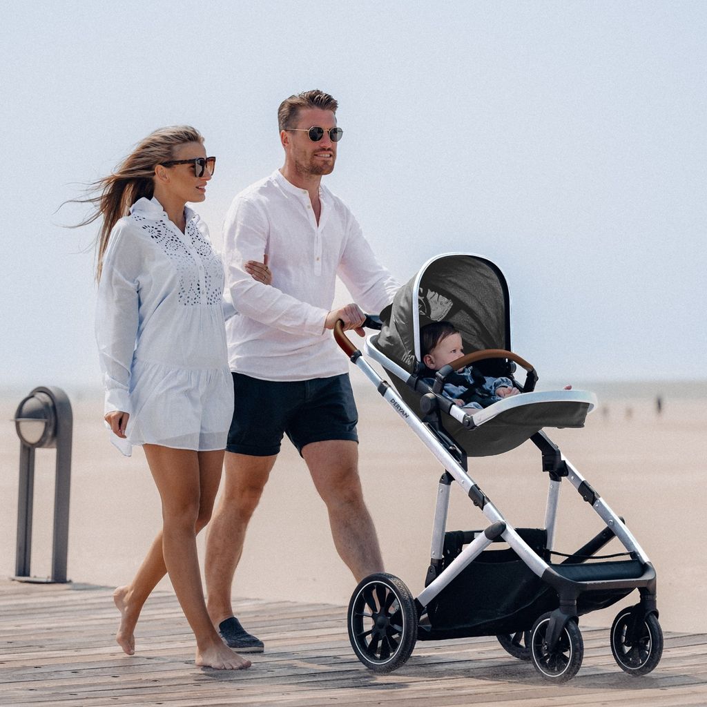 DERYAN Evy V2 Kinderwagen 2in1 - Duo Kinderwagen - Produktbild 7