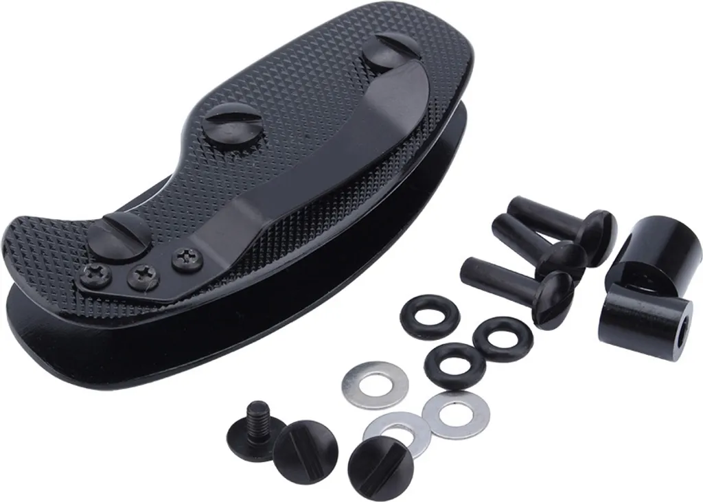 Organizzatore portachiavi in alluminio, portachiavi con clip, nero, pratico strumento per le tasche dei pantaloni e l'