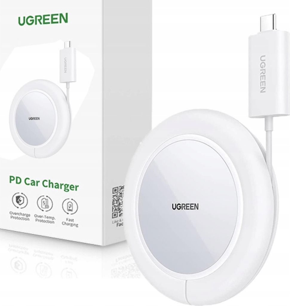 Ugreen Charger Cd245 40123 Wireless Qi / Magsafe 15W With Image du produit 