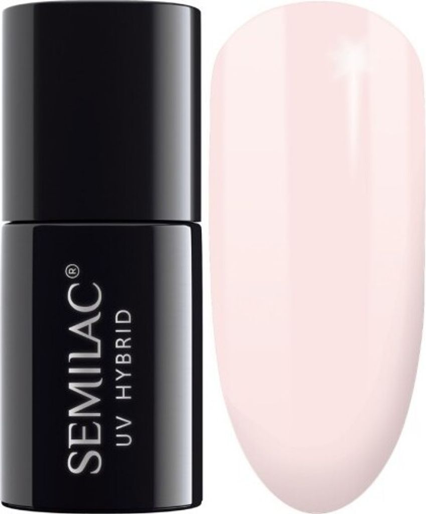 SEMILAC Hybrid-Nagellack 050 Französische Vanille - TRANSPARENT - 7 ml