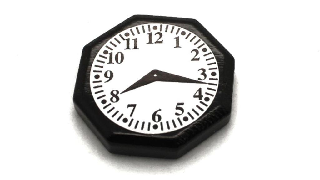 Puppenhauszubehör 1-12 Miniatur Wanduhr Produktbild 