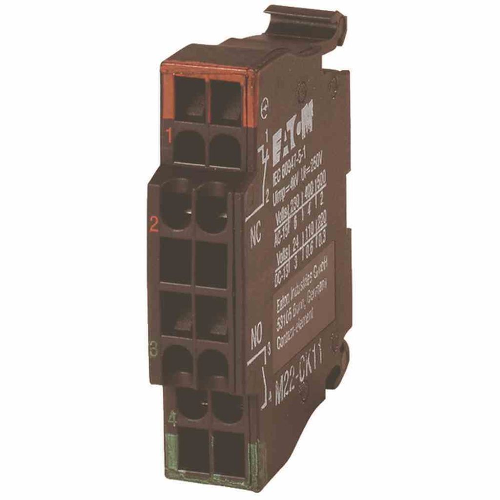 EATON M22-CK11 Kontaktelement 107940 1S+1Ö Frontbefestigung Federzug. 107940
