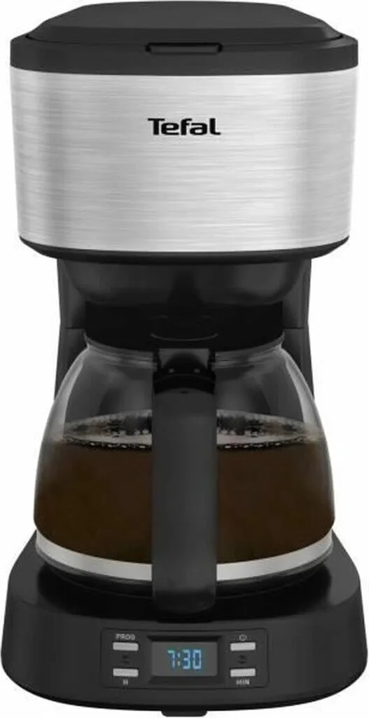 Machine à café goutte à goutte Tefal 1,2 L - Cafetière Noir et Inox CM3408