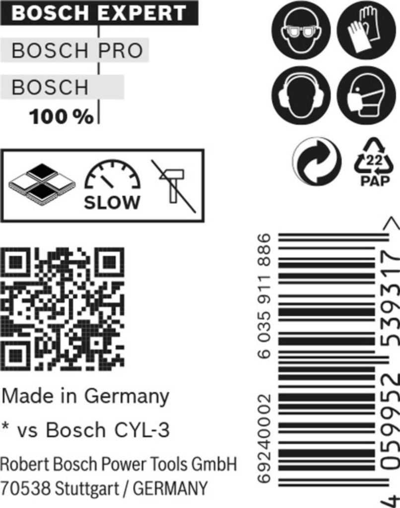 BOSCH 2608900638 BOSCH EXPERT CYL-9 MultiConstruction Image du produit 
