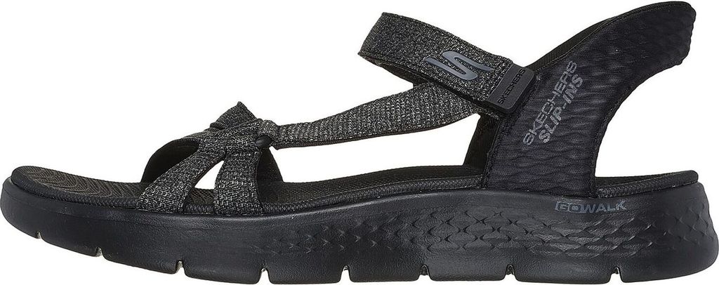 Skechers Go Walk Flex Sandal Illuminate Schwarz BBK Größe Produktbild 