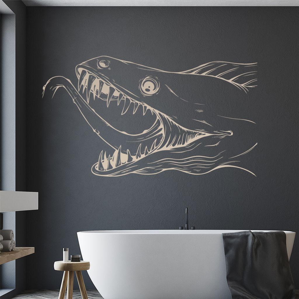 KIWISTAR Mops Pug Wandtattoo in 6 Größen - Wandaufkleber Wall Sticker - Dekoration, Küche, Wohnzimmer, Schlafzimmer, Badezimmer