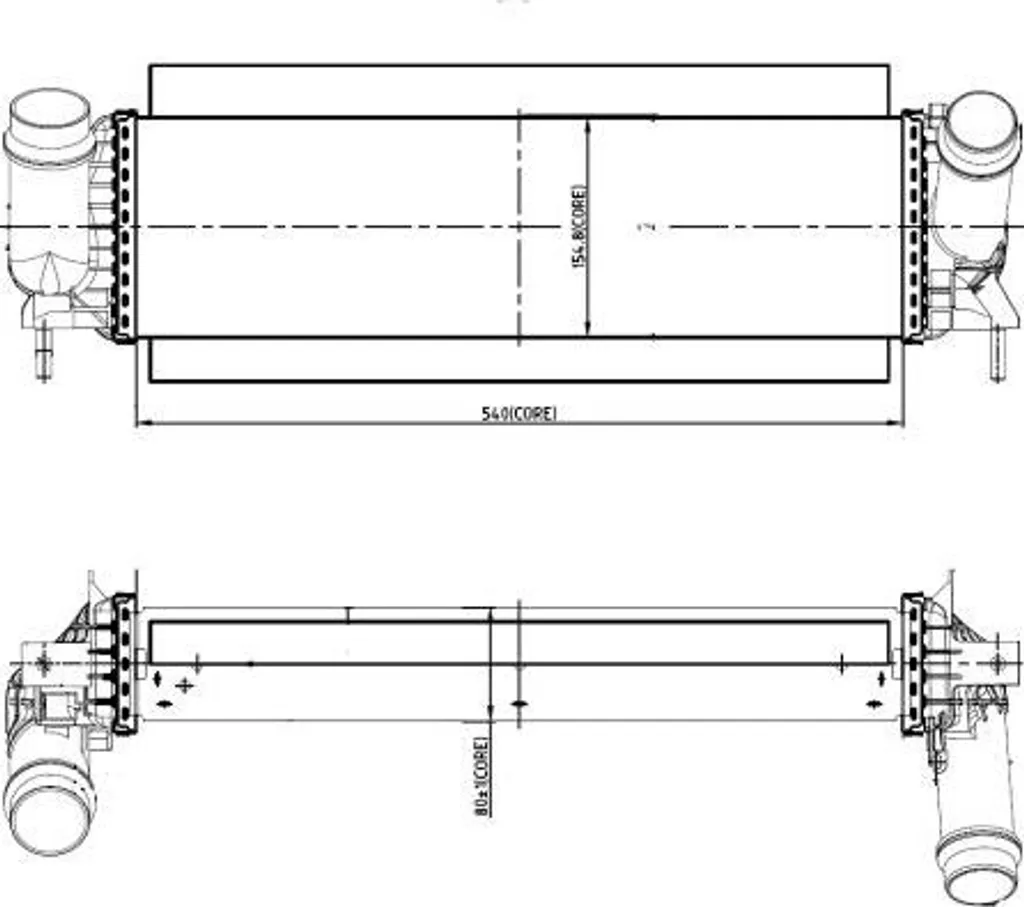 Réparer perte de puissance NP300 Alaskan avec Intercooler NRF 309061