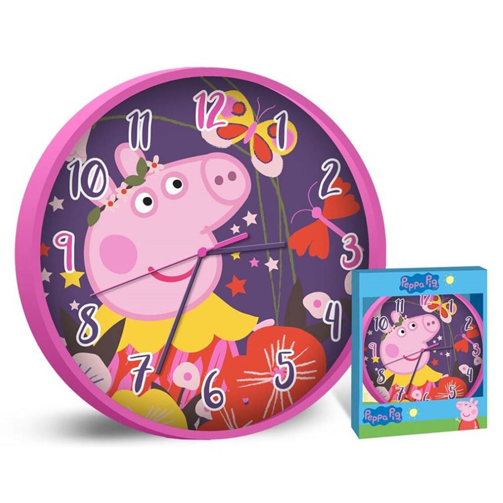Kids Licensing | Peppa Pig Wanduhr | Kinderuhr | Analog | Produktbild 