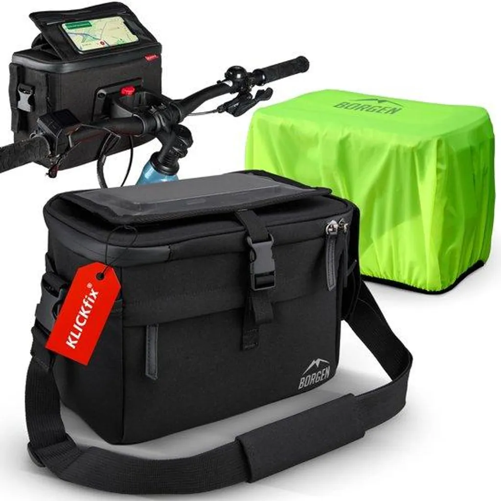 Support smartphone vélo étanche 6L : protégez votre mobile de la pluie