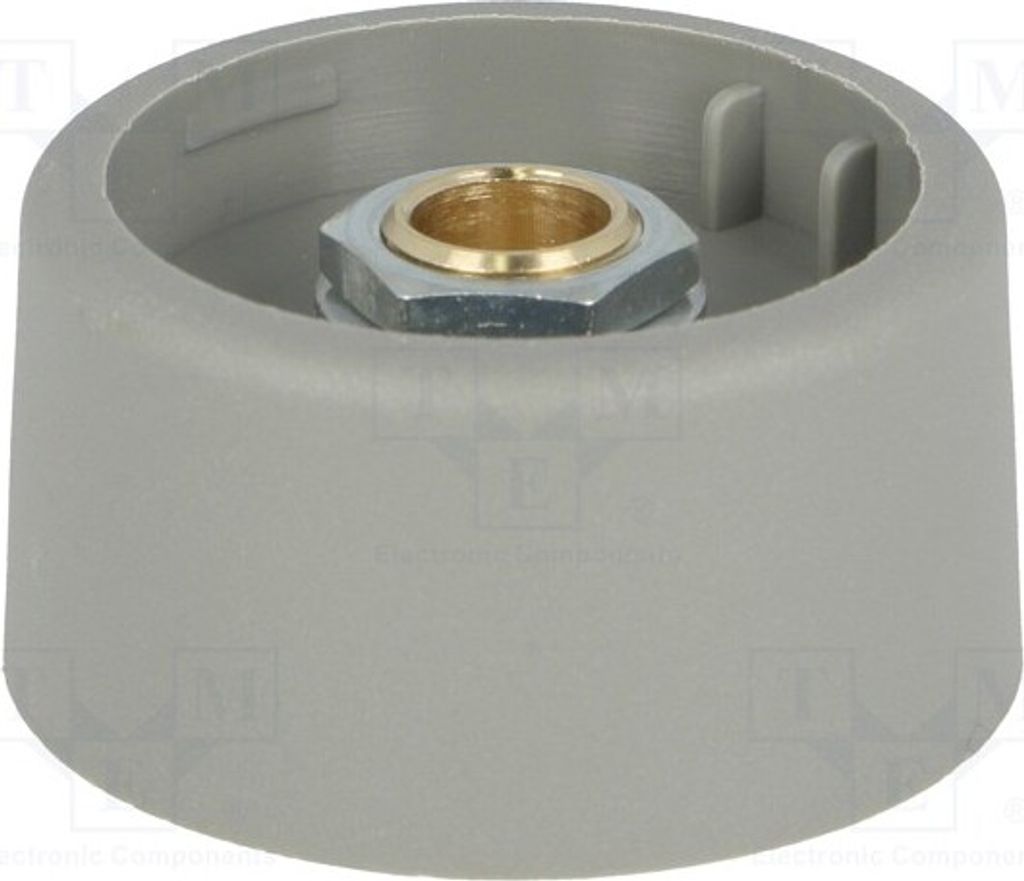 1x Drehknopf ohne Anzeige Ø31x16mm ØAchse: 6mm grau A3131068 Drehknöpfe für Dreo