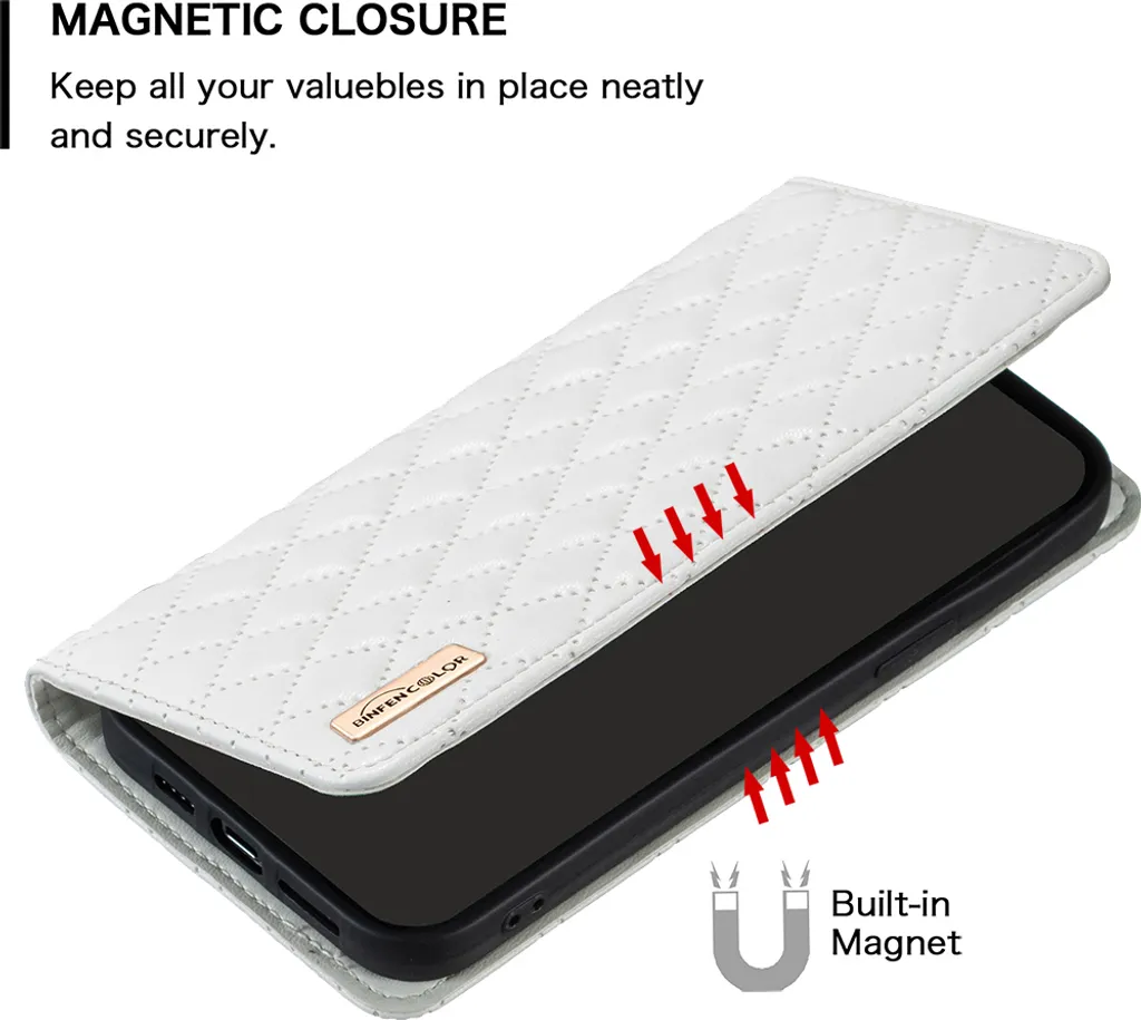 Recensione Cover Samsung A14 5G Flip Pelle - Bianca con Supporto Video - 4