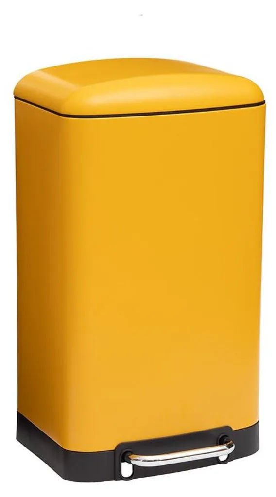 Poubelle 30L pour tri sélectif et déchets ménagers Ancil Jaune Eazy