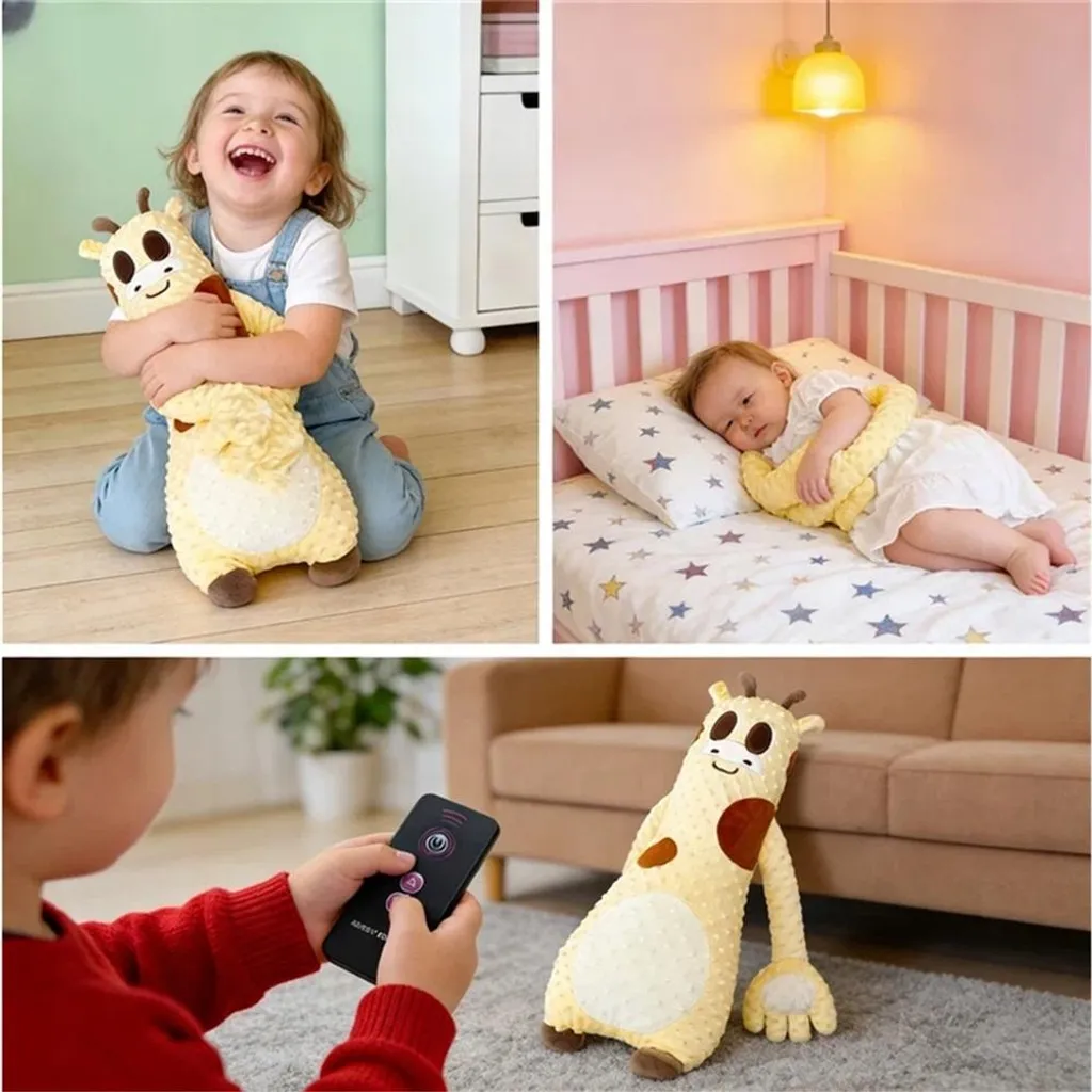 Peluche interactive Baby Sleeping Hand jaune : aide au sommeil bébé - 6