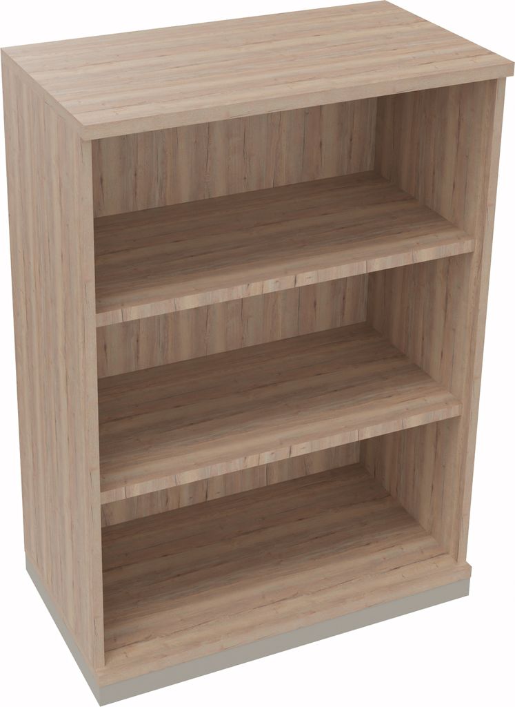 Regal 3OH B800xT442xH1133mm Silberaluminium/Eiche Nat