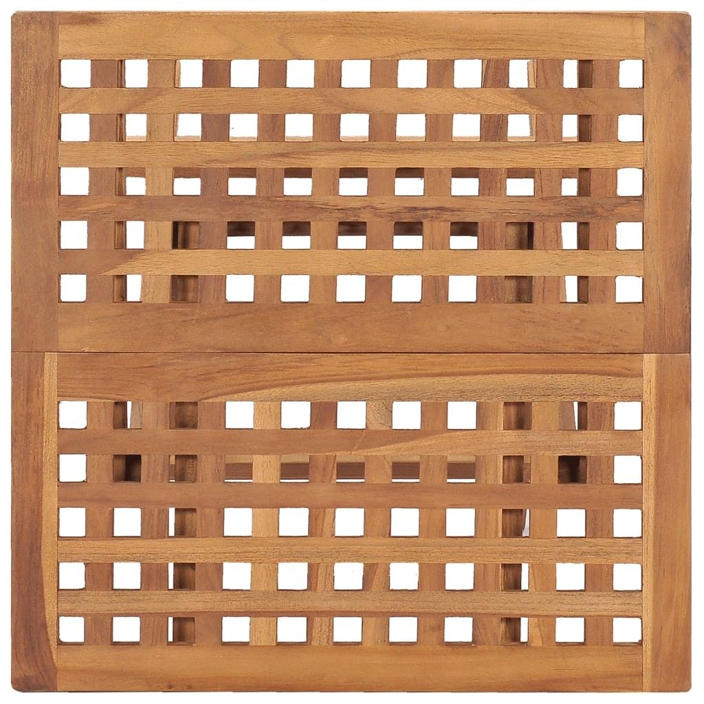 "im Sonderangebot"Esstisch/Outdoor Tisch - Klappbarer Gartentisch - moderne Design - Balkontisch - 50x50x50 cm Teak Massivholz DEMöbel 5405739