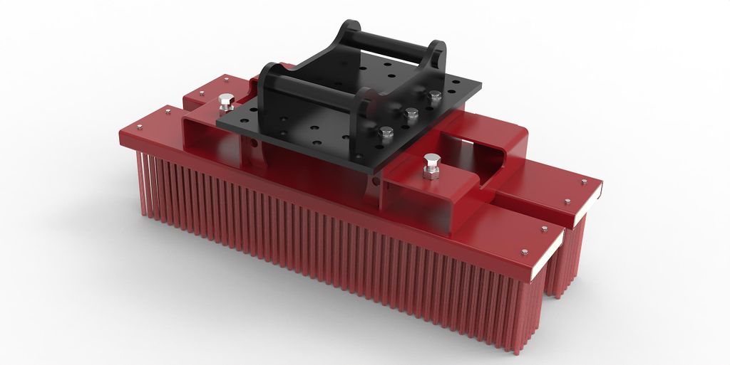 Joma-Tech Blockbesen ecoLine mit Schraubadapter Volvo S40 in 1000mm Arbeitsbreite