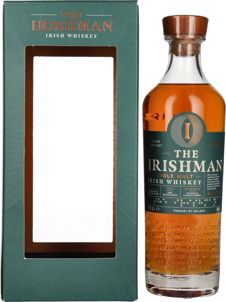The Irishman SINGLE MALT Irish Whiskey 40% Vol. 0,7l in Produktbild 