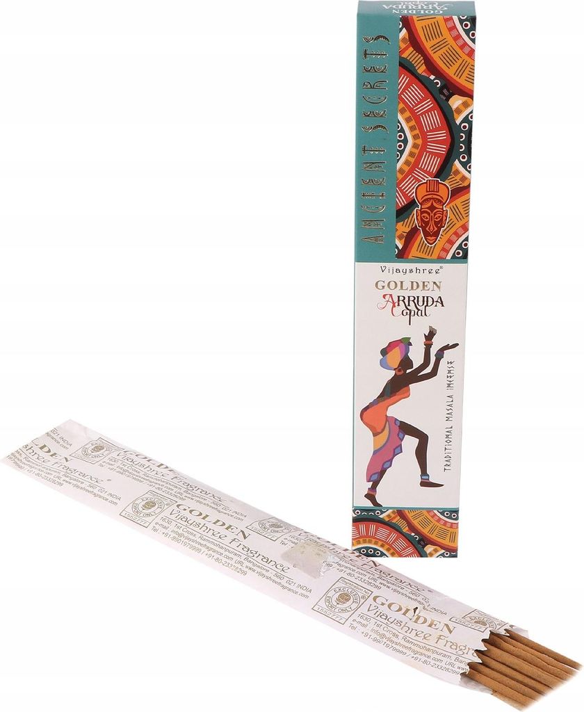 Goldene Räucherstäbchen 15 g - Kopal und Ruta
