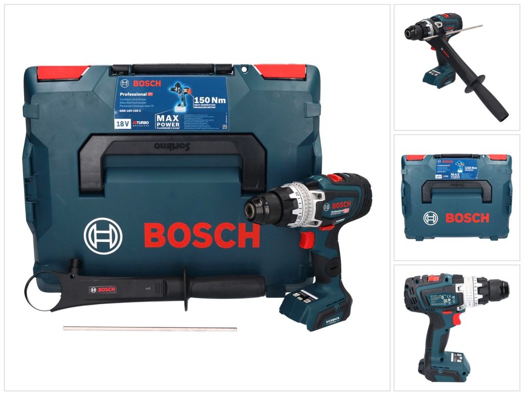 Bosch GSR 18V-150 C Profesjonalna akumulatorowa Zdjęcie produktu 