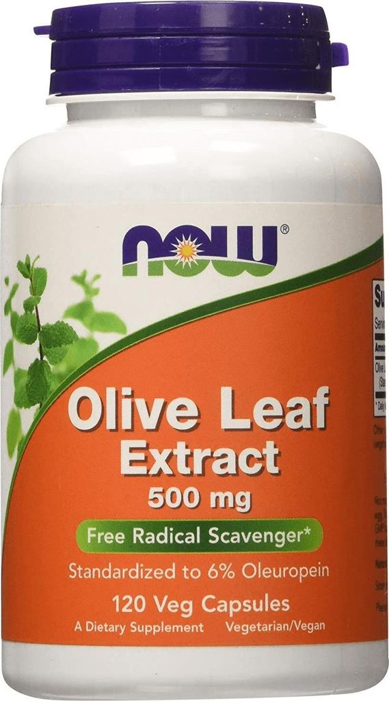 Now Foods Olivenblattextrakt - Olivenblattextrakt 500 mg - Produktbild 