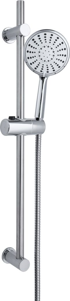 Brausegarnitur 3-teilig - 5-Funktionen-Duschkopf, 150cm Produktbild 