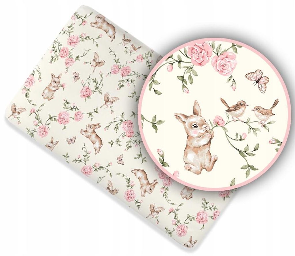 Spannbettlaken für Kinderbett 60x120 cm - 100% Baumwolle - Produktbild 