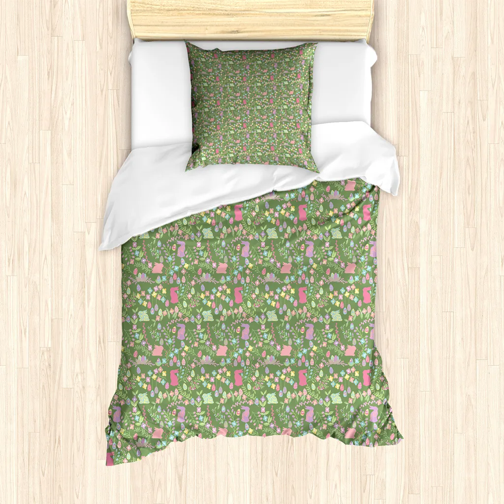 Set Copripiumino Pasquale ABAKUHAUS Singolo 135x200cm Multicolore