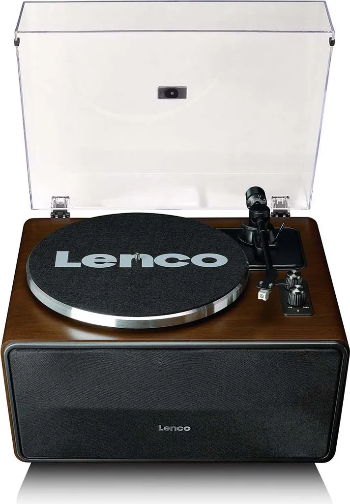 Platine Vinyle Tout-en-un LS-470WA Noyer - Son Bluetooth Qualité