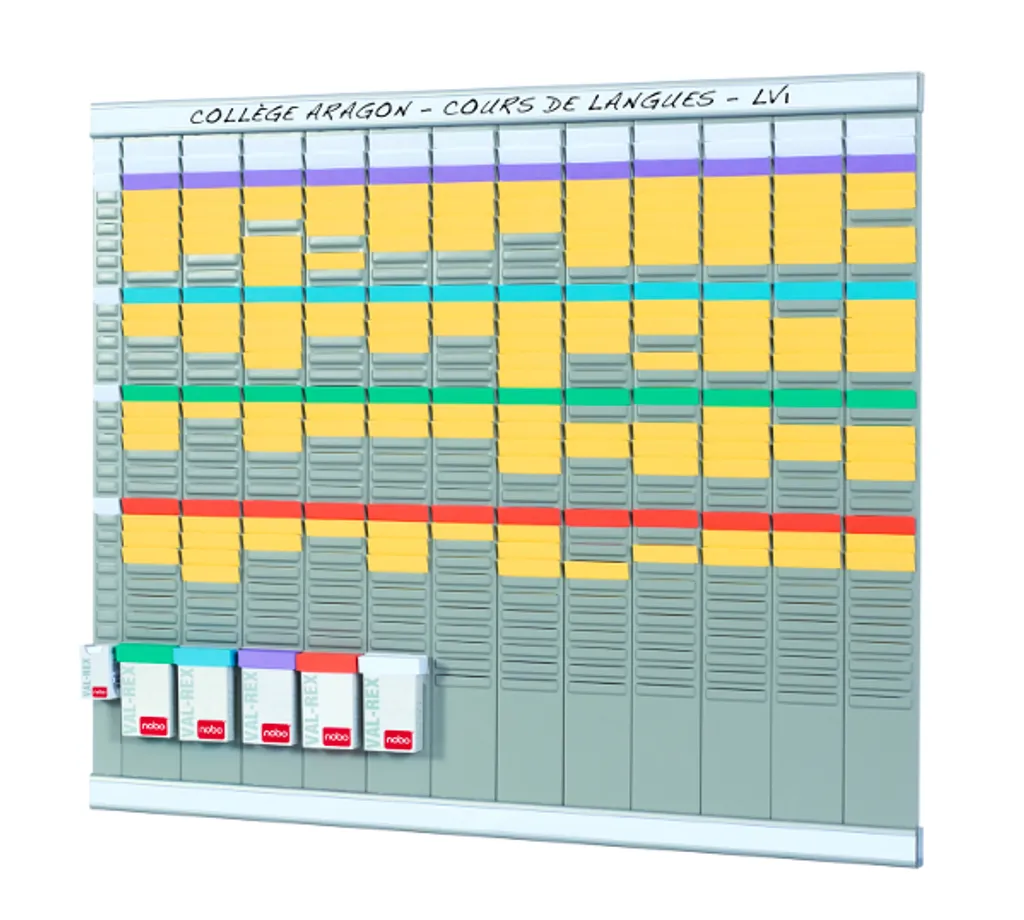Planning Annuel Nobo pour Gestion de Projet et Congés 660 x 772 mm