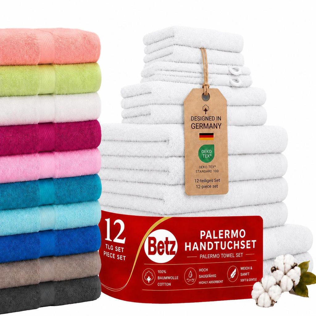 Betz Palermo Handtuch-Set 12-teilig - ®  – saugfähig & Produktbild 