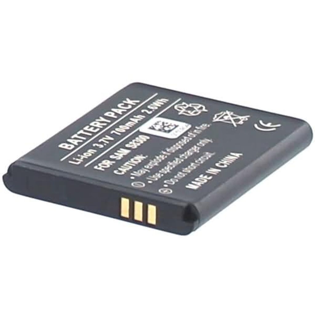 Akku für Samsung S7350 Li-Ion 3,7 Volt 700 mAh schwarz