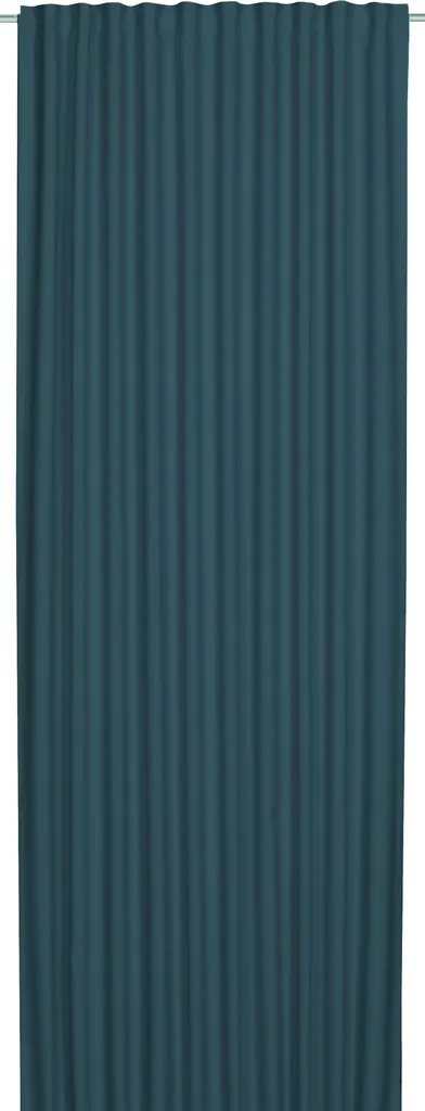 Tenda Elbersdrucke con passanti nascosti nastro sciarpa Midnight 11 blu petrolio oscurante termoisolante risparmio energetico 255x140cm tenda oscurante per soggiorno camera da letto corridoio 199609