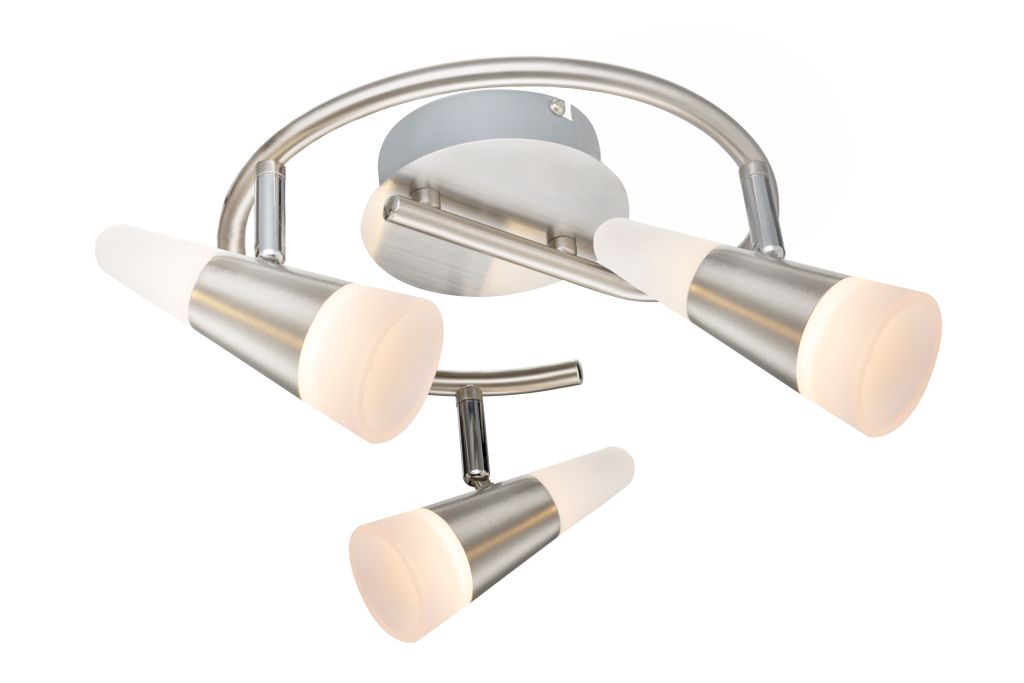 Globo Friso Strahler Nickel matt, 3xLED; 56024-3